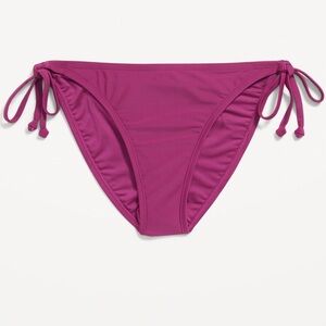 Low-Rise String Bikini Swim Bottoms for Women